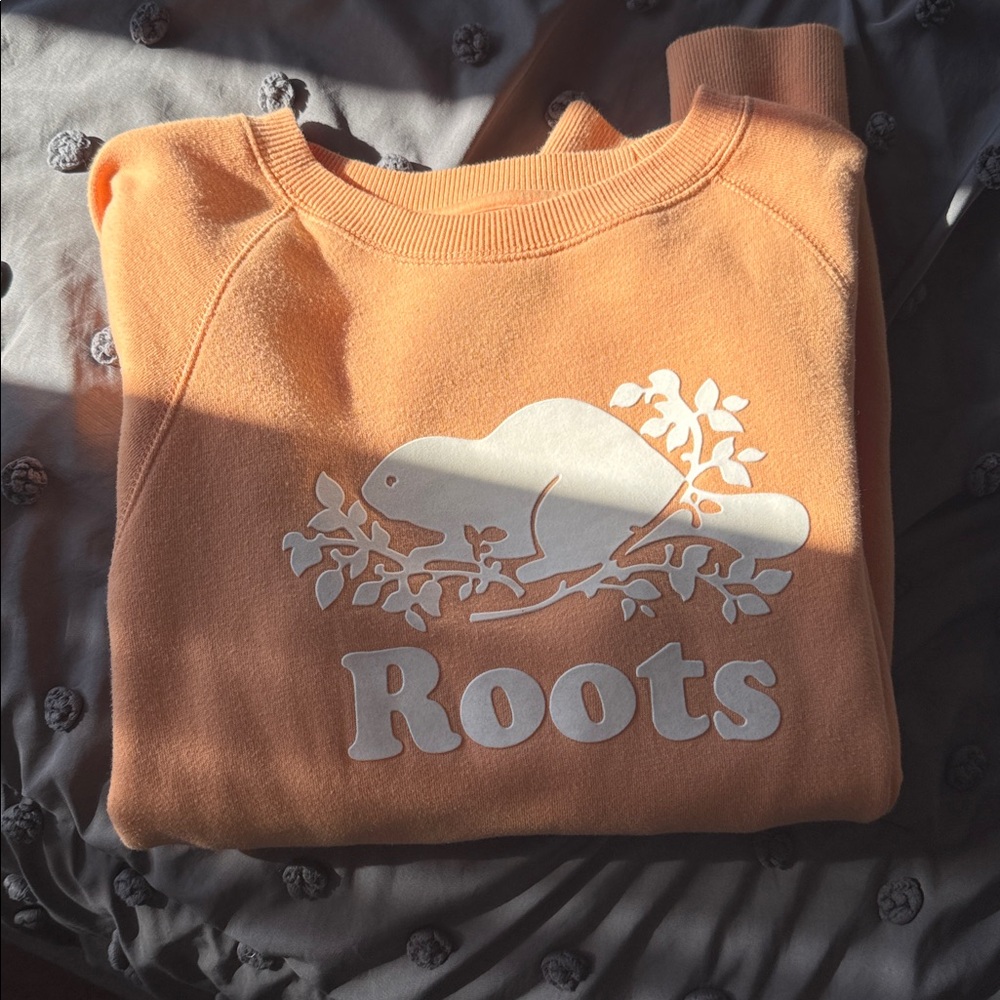 Roots Peach Crewneck Sweatshirt